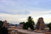 kumbabishekam Srirangam gopuras